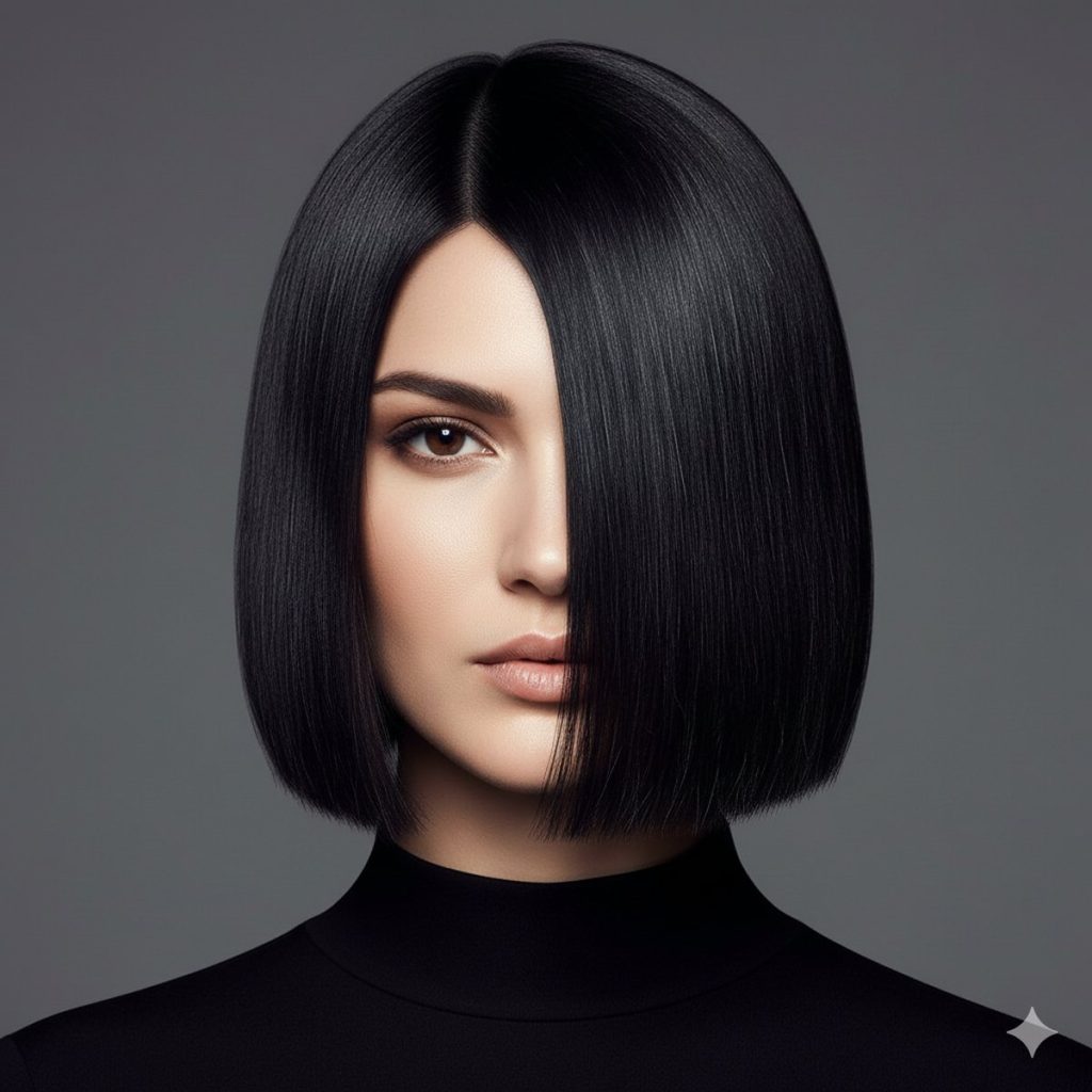 Blunt Bob haircut in Dubai